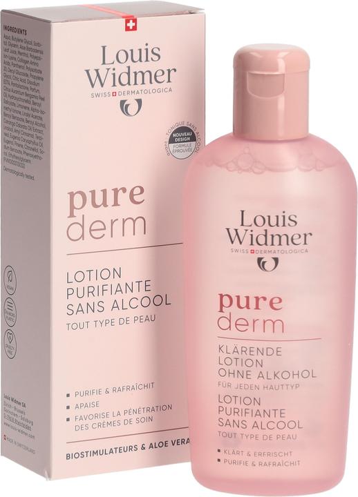 Actual product image Widmer Louis Purederm klärende Lotion ohne Alkohol 200 ml (Face toner, 200 ml)