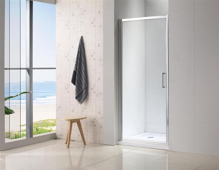 Masterjero SHOWER DOOR 80X190CM 6MM CHROME (80 cm, 190 cm)