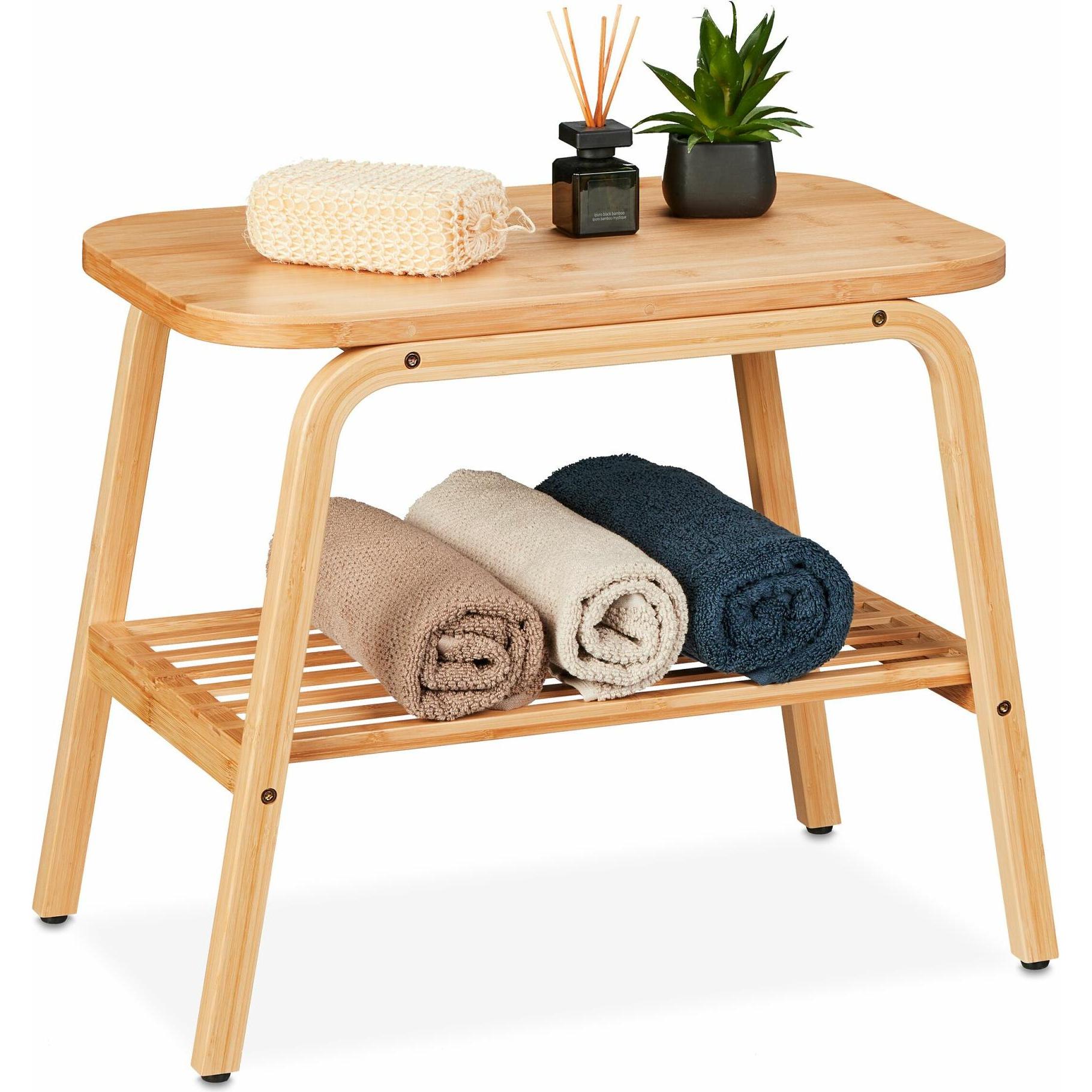 Relaxdays, Stühle, Duschregal