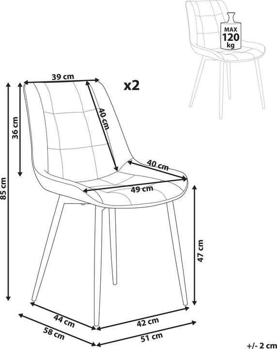Image du produit Beliani Melrose