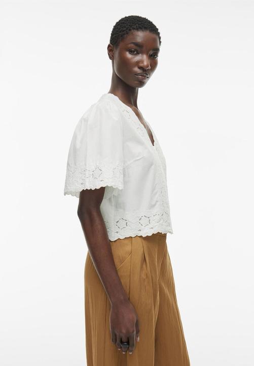 Produktbild Rouge Edit V-Ausschnitt Oberteil mit kurzen Ärmeln (36)