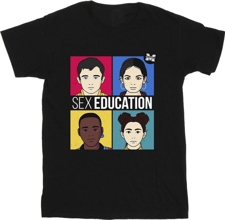 Immagine prodotto Netflix Sex Education Teen Illustrated Maglietta Uomo (3XL)