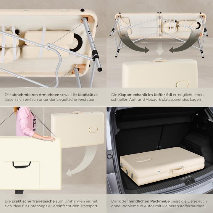 Actual product image tectake Massage table