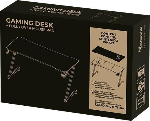 Produktbild Subsonic Black Gaming Desk GEM