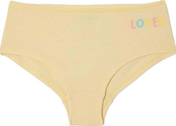 Immagine prodotto Vertbaudet 7er-Pack Mädchen Shortys LOVED, Bio-Baumwolle BASIC (92, 98, Confezione da 7)