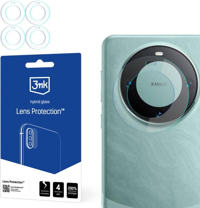 Produktbild 3MK Lens Protect Huawei Mate 60 Ochrona na obiektyw aparatu 4szt (1 Stück, Huawei Mate 60 Pro)