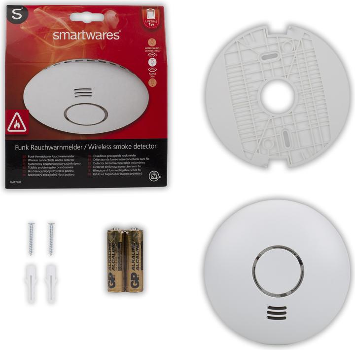 Actual product image Smartwares Radio smoke detector networkable