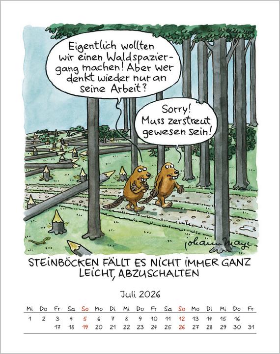 Produktbild Steinbock 2026 (19 x 24 cm)
