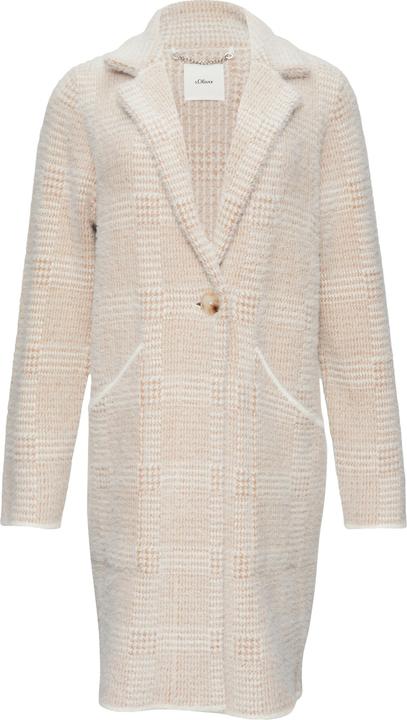 Produktbild s.Oliver Strickjacke Kuscheliger Strickmantel in Jacquard-Optik (S)