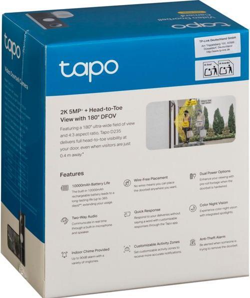 Image du produit TP-Link Tapo D235 (Sans fil)