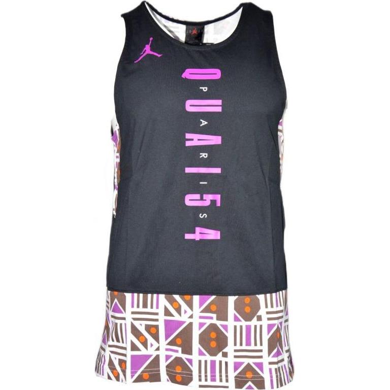 Air Jordan, Uomini, Maglietta sportiva, Men's Jordan Legacy Quai 54 Tank Top - CW3971-010 (XS), Multicolore, XS