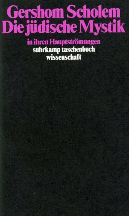 Produktbild Die jüdische Mystik in ihren Hauptströmungen (Deutsch, Gershom Scholem, 1951)