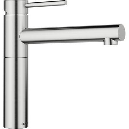 Blanco, Küchenarmatur, ALTA II Edelstahl PVD steel Hochdruck Rückflussverhinderer Keramik Kartusche Gesich
