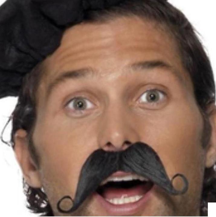 Immagine prodotto Smiffys Bart Moustache, francese