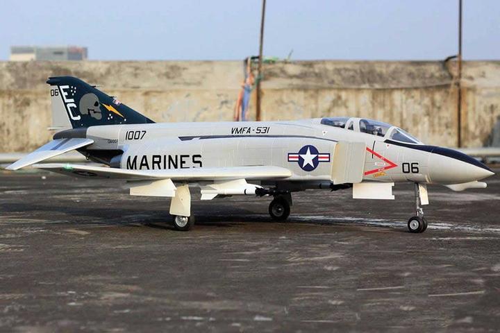 Produktbild Freewing F-4 Phantom II (Gray Color) PNP 8S 90mm Jet EDF (Jet)