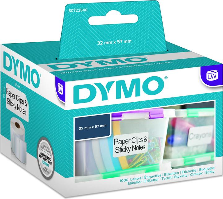 Produktbild Dymo S0722540 Vielzweck-Etiketten, 1 Stück (3.20 cm)