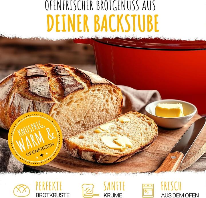 Image du produit Schmorgold Brotbacktopf (26 cm, Cocotte + faitout, Fonte)