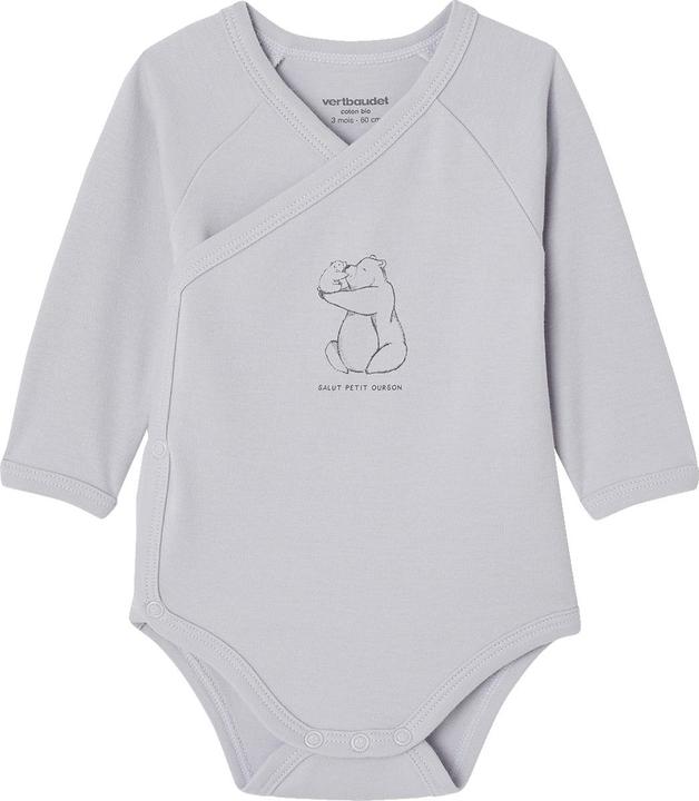 Produktbild Vertbaudet Bio-Kollektion: 2er-Pack Baby Wickelbodys mit langen Ärmeln (50)