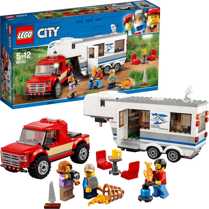 Immagine prodotto LEGO Pickup caravan (60182, LEGO City)