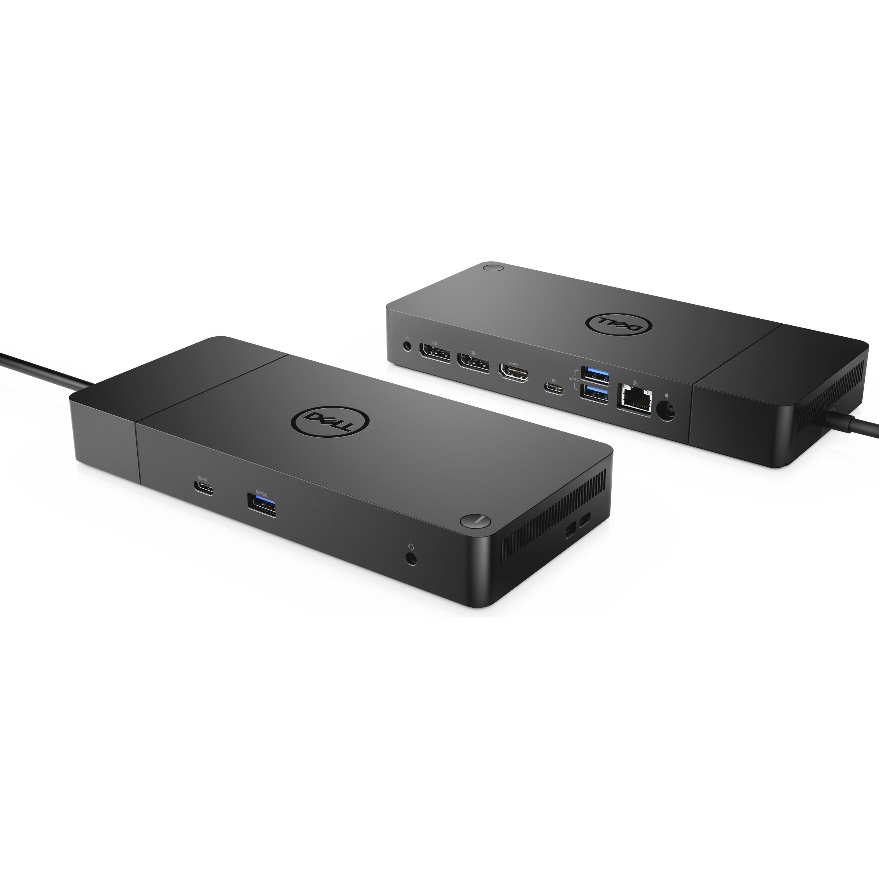Dell WD19 (USB-C, 4 Ports), Dockingstation + USB Hub, Schwarz