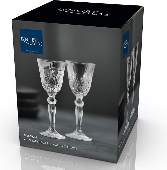 Image du produit Lyngby 5 cl - Verre - Transparent (0.50 dl, 4 x, Verre à fusil)
