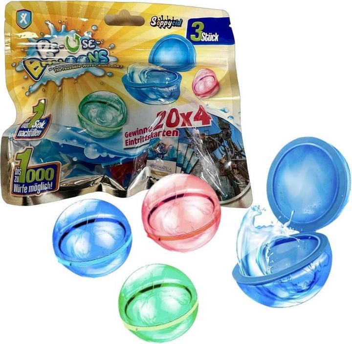 Actual product image Xtrem Toys & Sports Re-use balloons, set of 3 (3x)