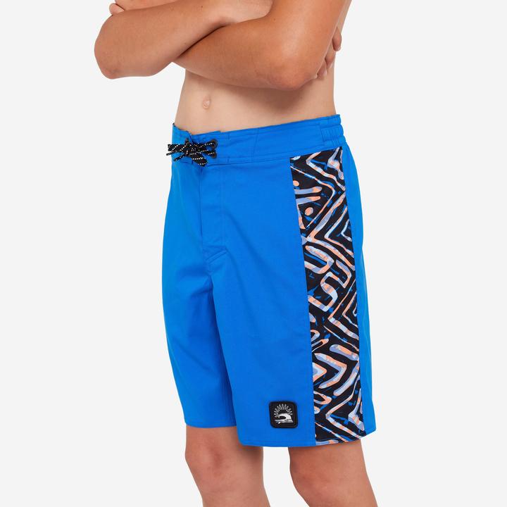 Produktbild Olaian Boardshorts Surfen Jungen 900 Band blau (140)