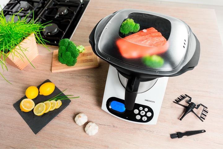 Immagine prodotto Medion Robot da cucina MD 16361 Nero/Bianco (1000 W)