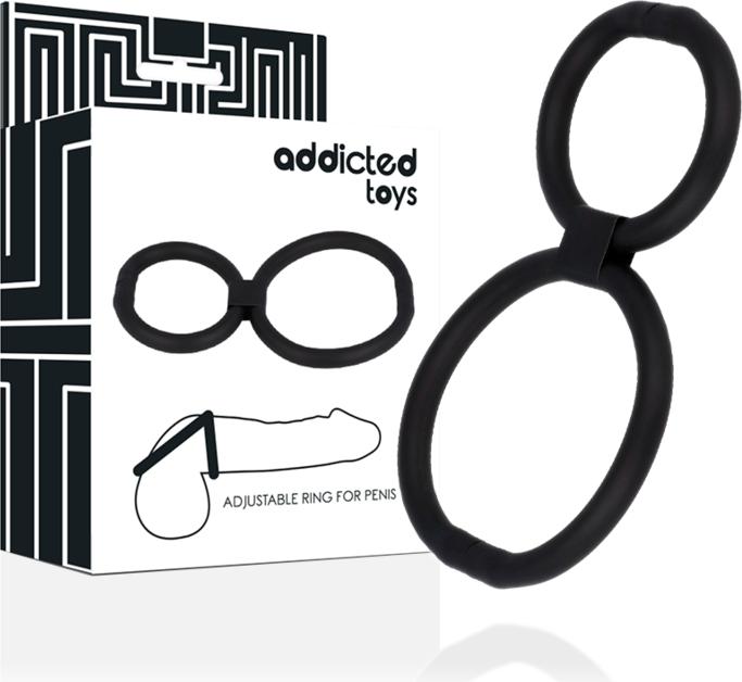 Actual product image Addicted toys Adjustable Rings For Penis