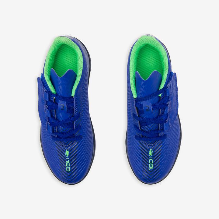 Immagine prodotto Kipsta Scarpe da calcio da bambino con chiusura a velcro - 160 Easy Turf blu (34)