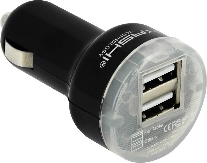 Produktbild Akashi 2x USB 2.4A Autoladegerät