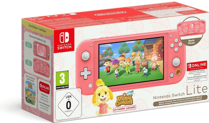 Nintendo Switch Lite Animal Crossing: New Horizons Melinda Edition