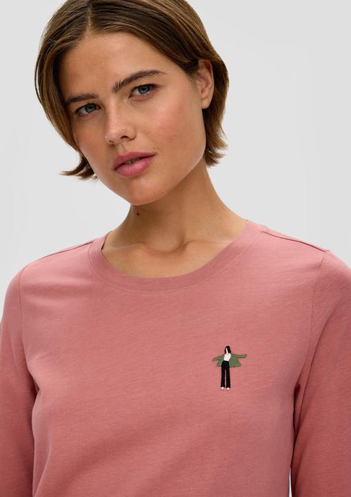 Produktbild s.Oliver T-Shirt Longsleeve mit Statement-Print (34)