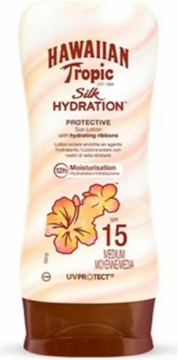 Immagine prodotto Hawaiian Tropic Idratazione della seta (Crema solare, SPF 15, 180 ml, 222 g)