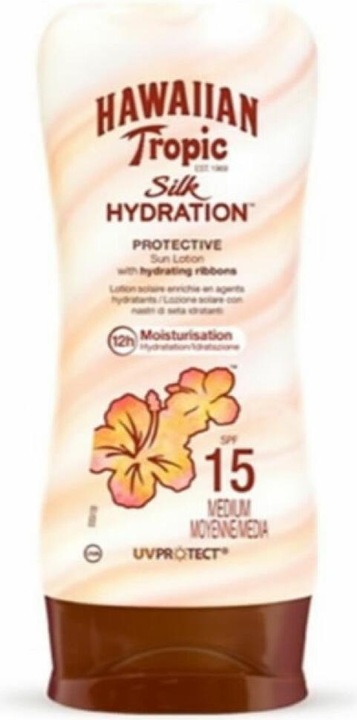 Immagine prodotto Hawaiian Tropic Idratazione della seta (Crema solare, SPF 15, 180 ml, 222 g)