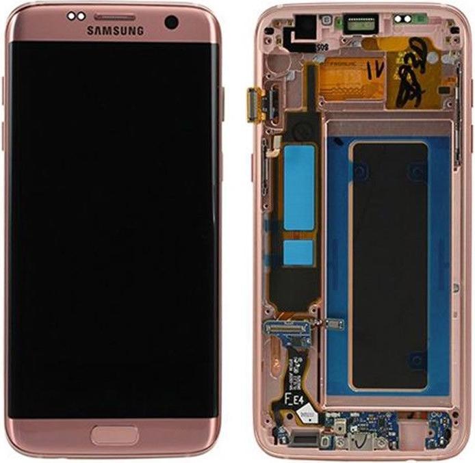 Image du produit Samsung GH97-18533E Afficheur rose-or 1pièce(s) Téléphone portable de remplacement (Écran, Galaxy S7 Edge)