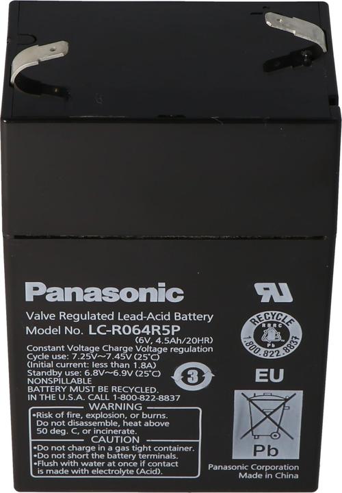 Produktbild Panasonic Akku LC-R064R2P Akku Blei PB 6,0 Volt 4,2Ah (6 V)