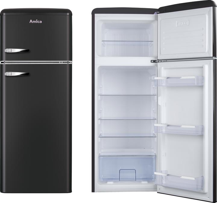 Produktbild Amica Kühlgefrierkombination KGC 15637 MS BxHxT 55 x 144 x 61.5 cm Kühlteil 162 l Gefrierteil 44 l (208 l)