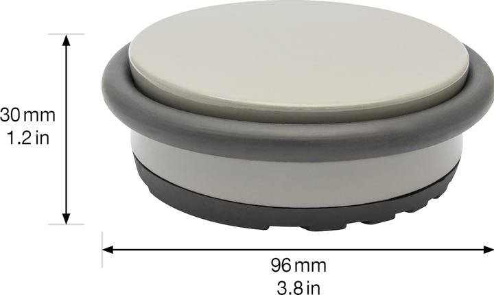 Actual product image Wagner System design yourself EH 5001 Doorstop die-cast zinc, plastic (1 Piece)