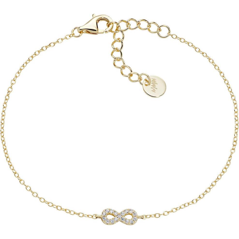 Amen, Bracciale, Mini Infinity Armband, (925 Argento)