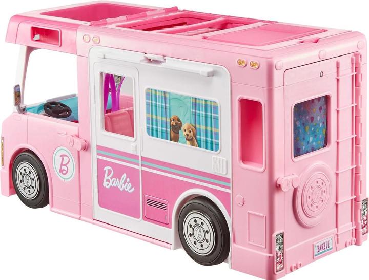 Produktbild Barbie 3-in-1 Super Abenteuer-Camper mit Zubehör