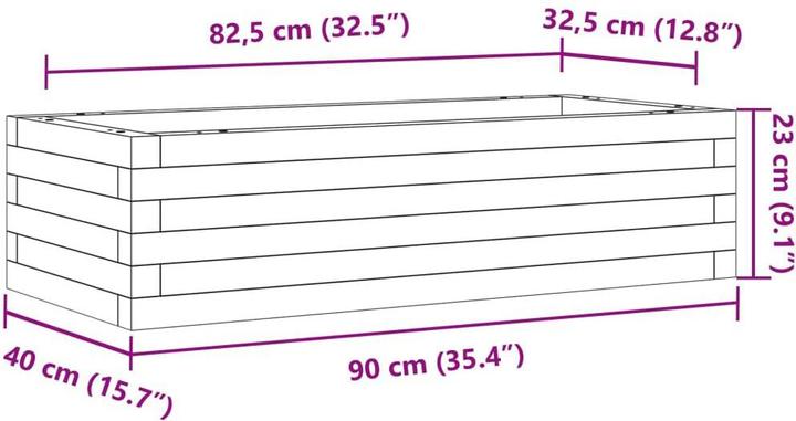 Produktbild vidaXL Pflanzgefäss