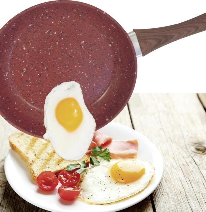Produktbild Livington Copper & Stone Pan (25 cm, Bratpfanne, Kupfer, Aluminium, Stahl)