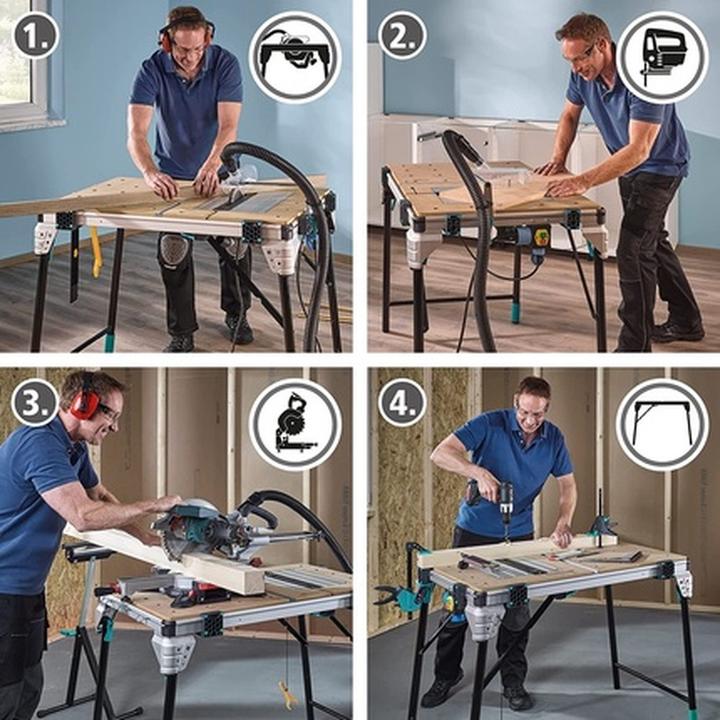 Produktbild wolfcraft wolfcraft 1 MASTER cut 2600 Maschinentisch EU (118.50 cm, 76.50 cm)