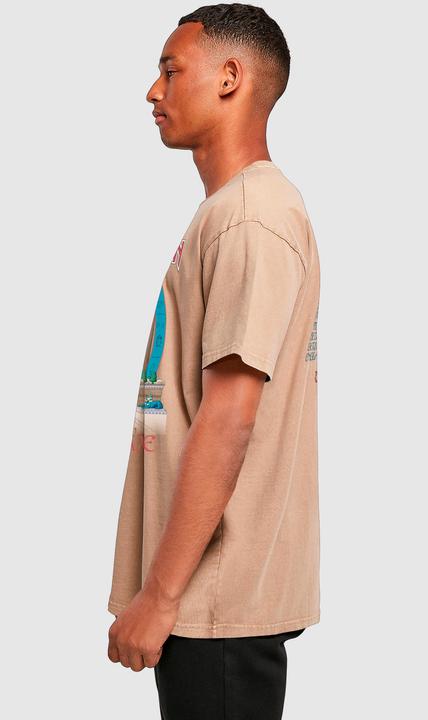 Produktbild Merchcode Powerslave - World Slavery Tour Egpyt Acid Washed Oversize Tee - 190095 (M)