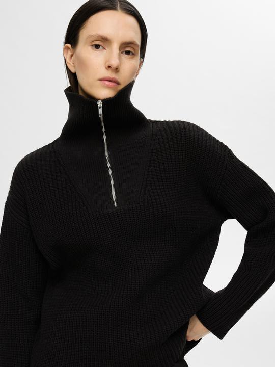 Immagine prodotto Selected Femme Maglia con mezza zip (S)