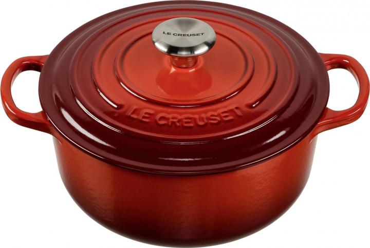 Produktbild Le Creuset Signature (20 cm, Bräter + Schmortopf, Gusseisen)
