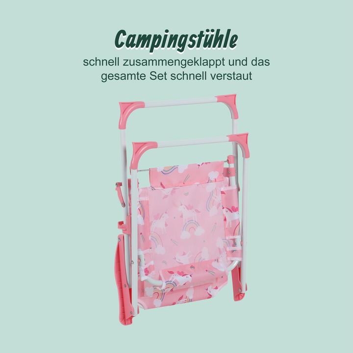 Produktbild Relaxdays Camping-Kindersitzgruppe (Kinderstuhl, Kindertisch)