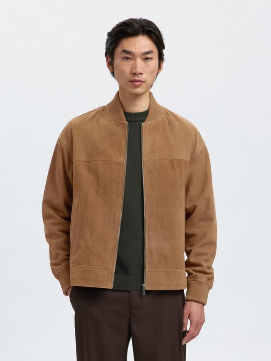 Actual product image Selected Homme 100% Wildleder Bomberjacke (M)