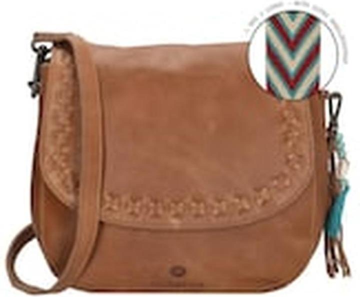 Produktbild Micmacbags Friendship -Umhängetasche ausblenden & stechen - Brown - 100% Leder